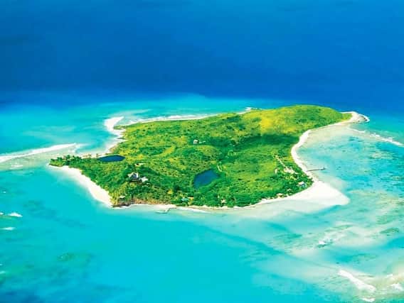 You could treat yourself to your own Caribbean island