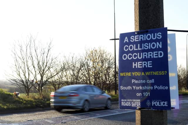 A 47-year-old woman has been killed in a collision involving a HGV lorry and a blue Ford C-Max