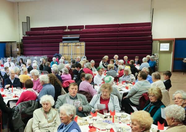 NEPB-Academy pupils hold  Senior Citizens Christmas Party - students organise entertainment and wait on guests etc