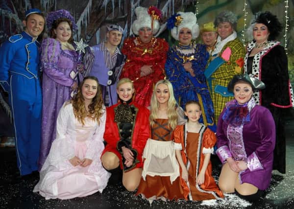 Manton Operatic panto dress rehearsal of Cinderella at the City Hall in Sheffield.