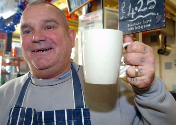 Ernest Strawbridge from Josh's Diner, Mexborough Indoor Market.  Picture: Malcolm Billingham