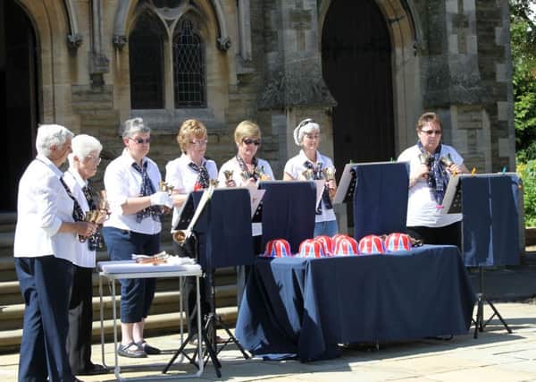 Epworth Live Music Day with various performances held around the town. Saint Nicholas Church, Haxey Handbell Ringers played at The Wesley Memorial Church