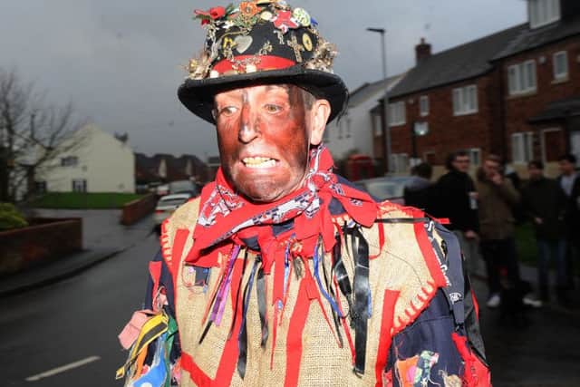6 Jan 2016....Haxey Hood 2016. The Fool. Picture Scott Merrylees
