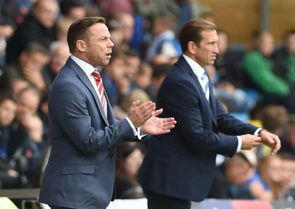 Paul Dickov's last game in charge was the 1-0 defeat at Gillingham in September.