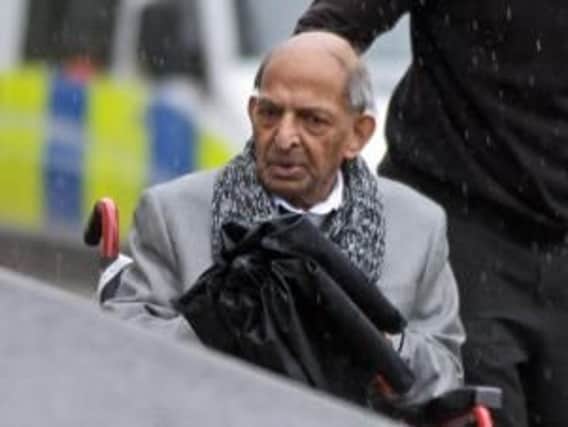 Bertram Jacob, 91, pictured outside Doncaster Crown Court. Picture: Marie Caley