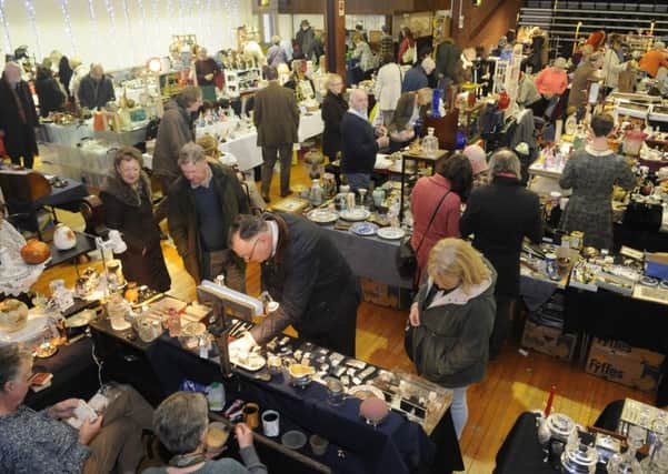 A busy Antiques and Collectors Fair