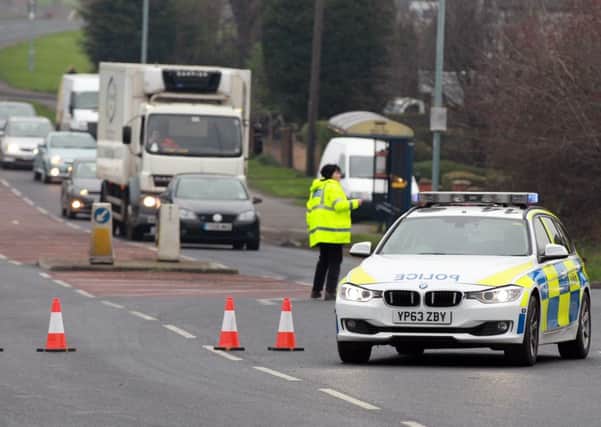 Bawtry Road closed between Brinsworth and Tinsley.