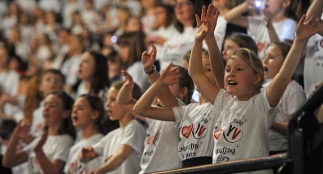 Young Voices performance at Sheffield Arena. (Picture: Andrew Roe)