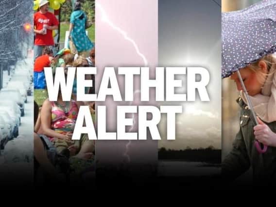 The Met Office has forecast light winds and rain showers in Doncaster this weekend.