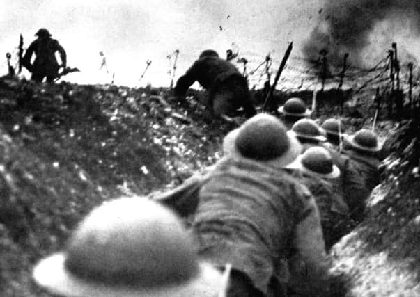 The horror of the trenches in the Great War1914-18. World War One