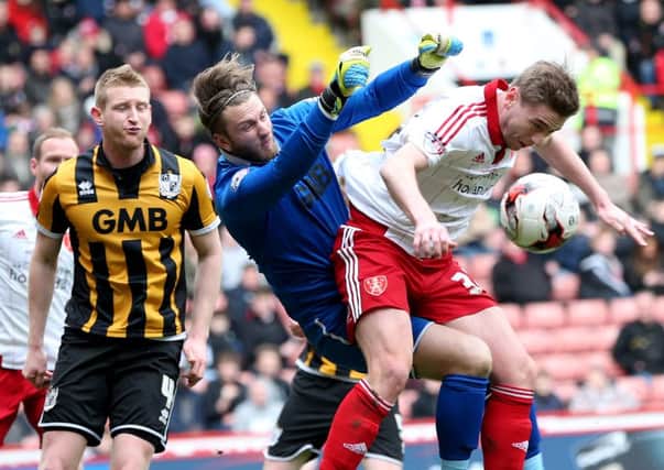 Chris Neal, pictured in action for Port Vale against Sheffield United.