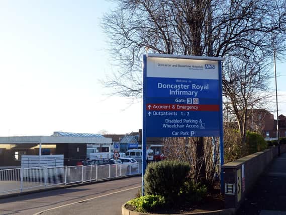 At least 23 patients waiting to be treated at accident and emergency at Doncaster Royal Infirmary  have been forced to wait outside the unit in ambulances, due to the department being too busy to admit anyone else.