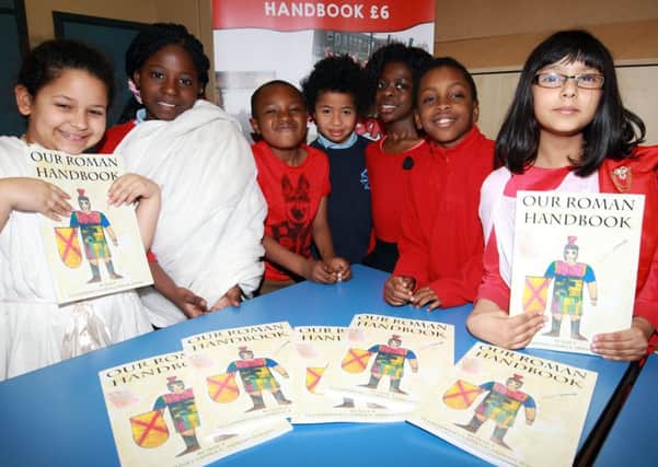 Year 3 pupils at St Catherine's Catholic Primary School in Sheffield have created their own book called Our Roman Handbook.