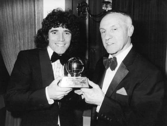 Kevin Keegan with legendary Liverpool boss Bill Shankly.
