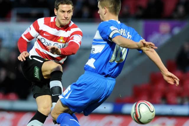 Billy Sharp in action for Doncaster Rovers