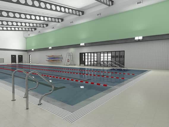 An artist's impression of the new 25m pool.