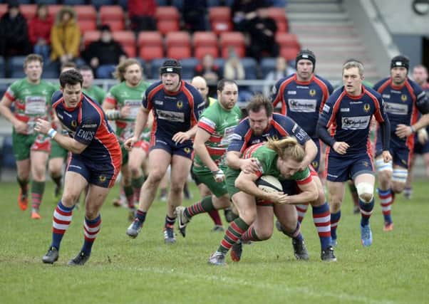 Action from Phoenix v West Hartlepool