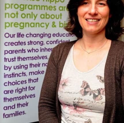 Lucy Atkinson hosts hypnobirthing classes. Picture: Andrew Roe