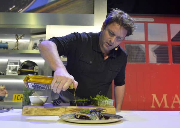 Celebrated chef and TV personality James Martin during rehearsals at London's Hammersmith Eventim Apollo before heading out on his very first UK tour. Pic. Hannah McKay/PA Wire