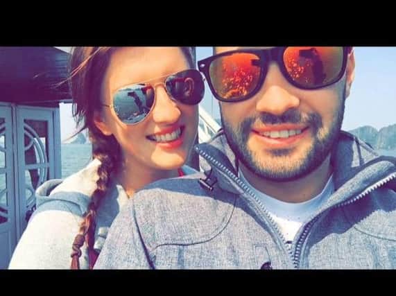 Sarah Liddle and Rhys Sykes are stranded in Vietnam after suffering serious injuries in a motorbike crash.