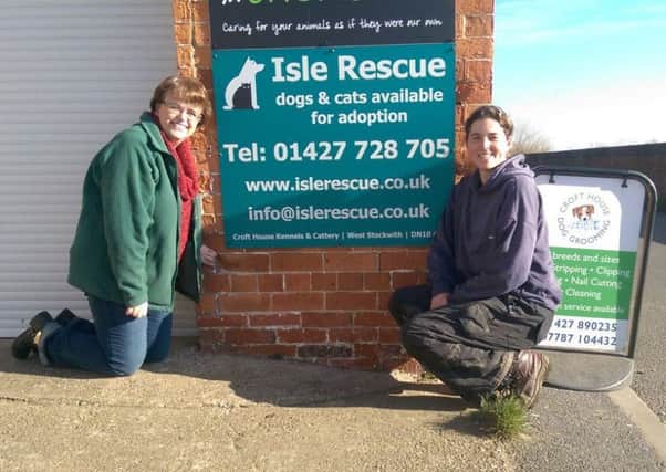Caroline Morrell and Mandy Lythe of the Isle Rescue