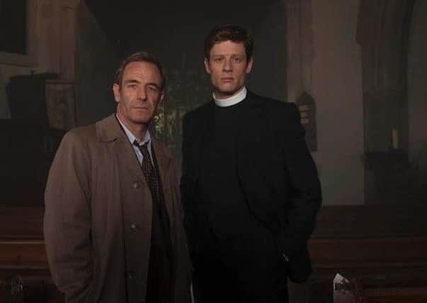 James Norton and  Robson Green star in Grantchester.