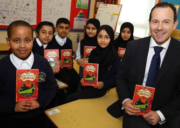 Meadowhall director visits Tinsley Primary for World Book Day 2016