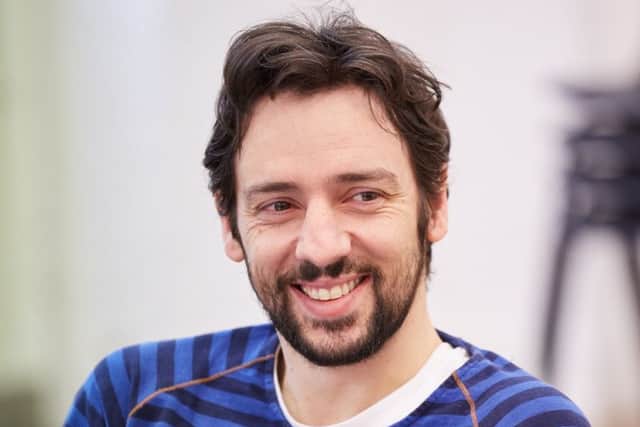 Ralf Little in rehearsals for The Nap at Sheffield Theatres, a new comedy thriller by Richard Bean
, directed by Richard Wilson and starring Jack O'Connell