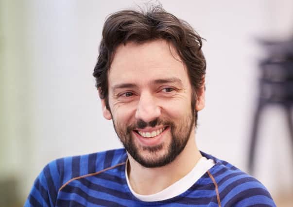Ralf Little in rehearsals for The Nap at Sheffield Theatres, a new comedy thriller by Richard Bean
, directed by Richard Wilson and starring Jack O'Connell