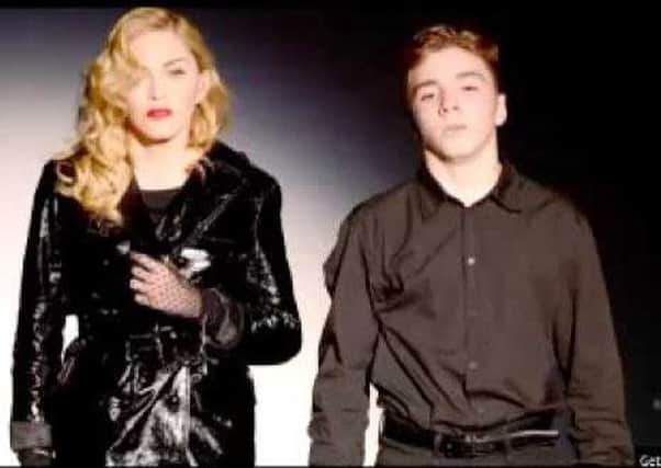 Madonna and Rocco.