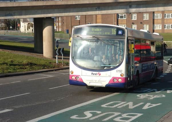 Doncaster Free Press has received complaints about buses failing to use the bus lane on some of Doncaster's busiest routes. Picture: Liz Mockler D1830LM
