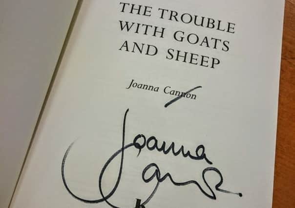 Mel Hewitt's signed Jo Cannons book