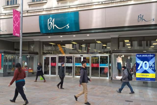BHS on The Moor, Sheffield
