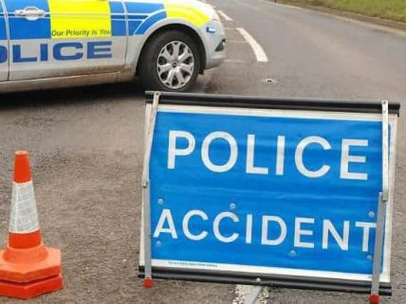 The A1(M) South Yorkshire - A1(M) is currently partially blocked and queuing traffic southbound before J35 M18, as a result of anaccident.
