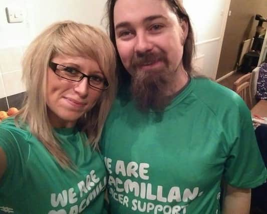 Husband and wife team Laura and Craig Senior who are taking on the Four Fells Challenge to raise money for MacMillian Cancer Support