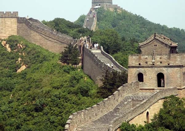 The Great Wall of China.