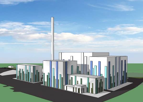 An artist's impression of a building similar to the new energy centre proposed in Rotherham