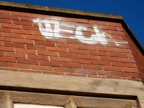 St Wilfrid's on Queen's road, a centre for homeless and vulnerable adults has been vandalised with graffiti