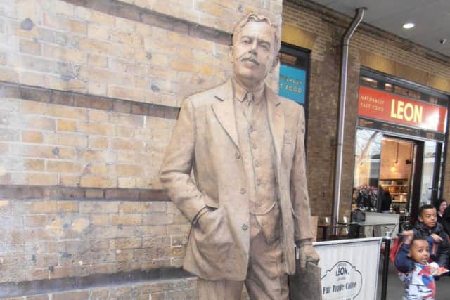 Rail icon Sir Nigel Gresley statue unveiled at Londons King's Cross Station