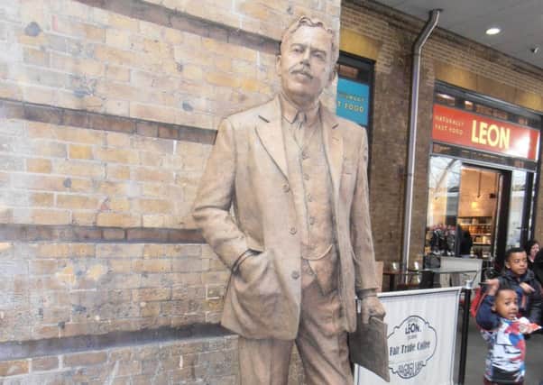 The Sir Nigel Gresley statue at Kings Cross Station