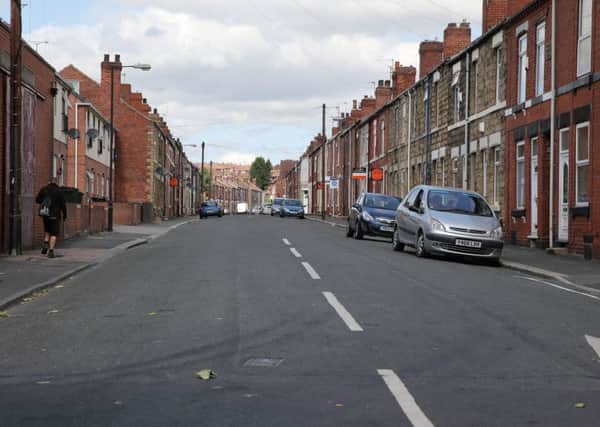 Schofield Street - one of the streets raided