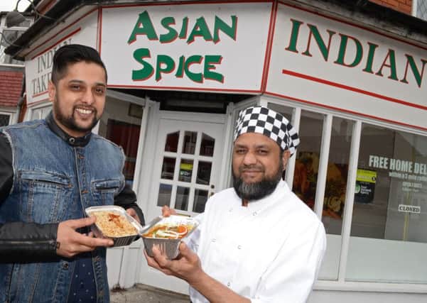Mohammed Ali, Manager and Mohammed Fulumiah, Chef, pictured at Asian Spice. Picture: Marie Caley NDFP Asian Spice MC 1