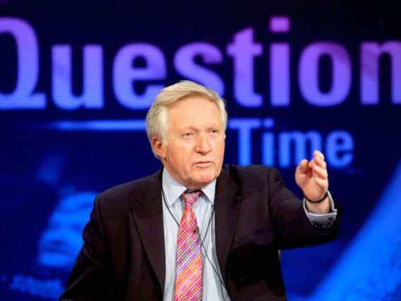 Question Time host David Dimbleby. (Photo: BBC).