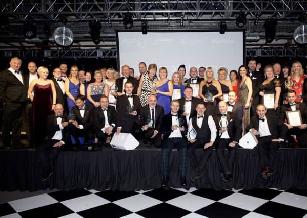 Doncaster Business Awards 2015 winners celebrate. Picture: Shaun Flannery
