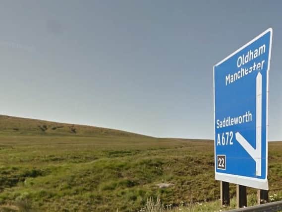 Saddleworth, where the explosion was also reportedly heard. (Photo: Google).