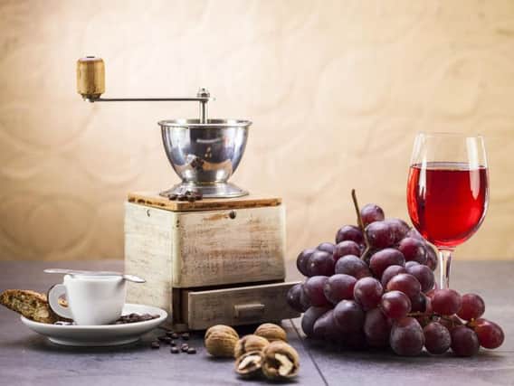 Coffee and wine are good for your gut, according to new research.