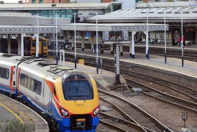 Sheffield station, where DJ Artwork was headed.