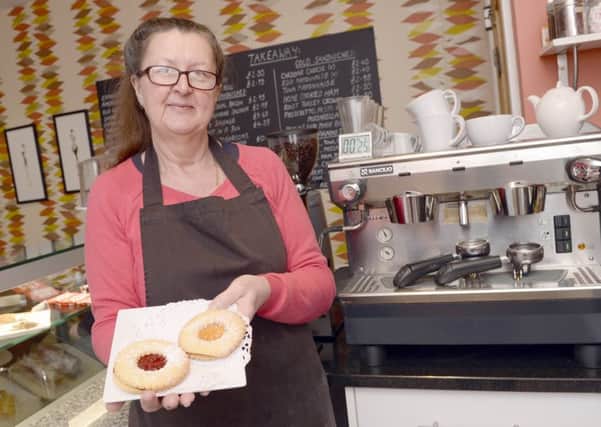 Epworth Bells reader offer - Catherine Simpson of MowbrayÃ¢Â¬"s  cafe in Haxey who will offering a free Giant Jammy Dodger