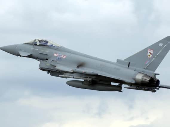 An RAF Typhoon.