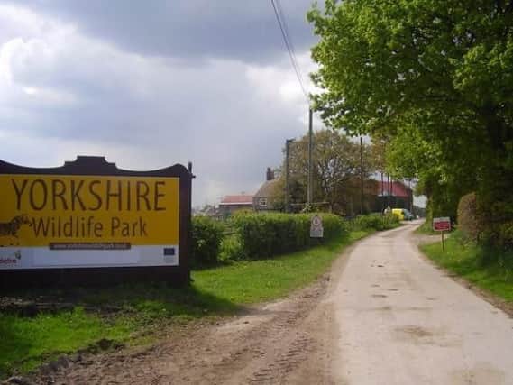 The entrance to Yorkshire Wildlife Park